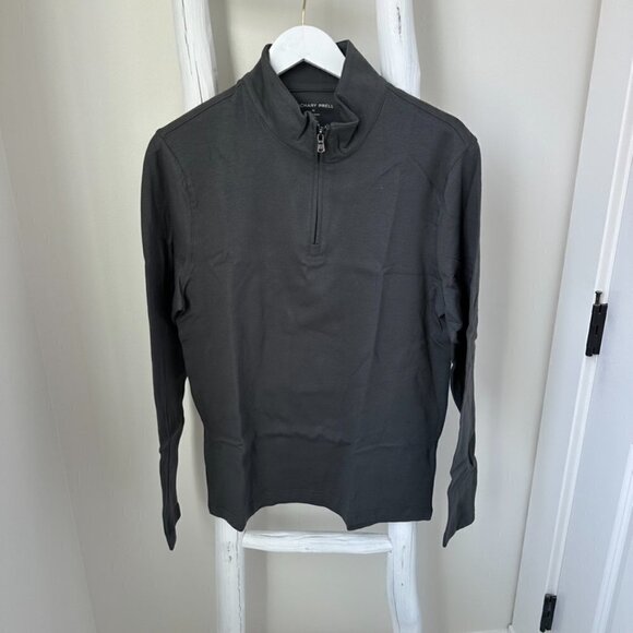 Zachary Prell Men's Joe Quarter Zip Pullover Grey NWT Sz M - Picture 1 of 12